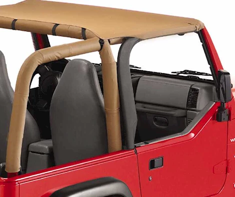 Bestop Header Style Bikini Top Targa Length For Wrangler Tj