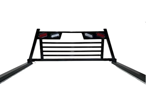 Anderson Custom Iron Works 99-16 F250/F350/F450/F550 SD 8FT LWB HEADACHE RACK-LIGHTED,CLOSED