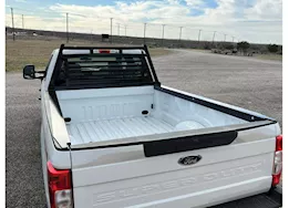 Anderson Custom Iron Works 10-23 ram 2500/3500 8ft lwb headache rack-closed, toolbox cut handrail