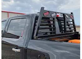 Anderson Custom Iron Works 20-23 silverado 2500/3500 swb headache rack-lighted,open,full handrail