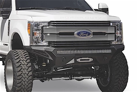 Addictive Desert 17-19 F250/F350 STEALTH FIGHTER FRONT BUMPER HAMMER/SATIN BLACK