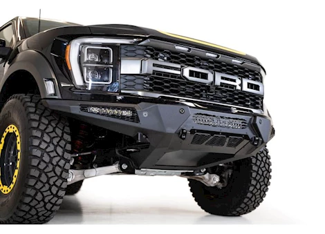 Addictive Desert 21-C FORD RAPTOR HONEYBADGER FRONT BUMPER HAMMER BLACK POWDERCOAT FINSH