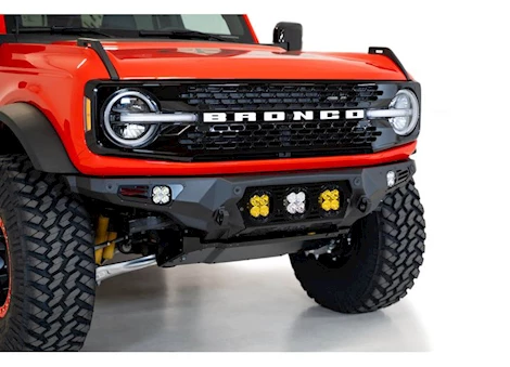 Addictive Desert 21-C FORD BRONCO BOMBER FRONT BUMPER BLACK POWDERCOAT FINISH