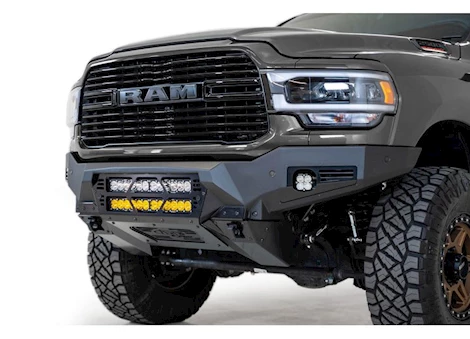 Addictive Desert 19-C RAM 2500/3500 BOMBER FRONT BUMPER HAMMER BLACK