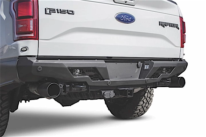 Addictive Desert Designs Stealth Fighter Rear Bumper with Backup Sensor Cutout Main Image