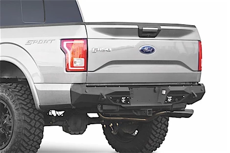 Addictive Desert Designs Stealth Fighter Rear Bumper with Backup Sensor Cutouts