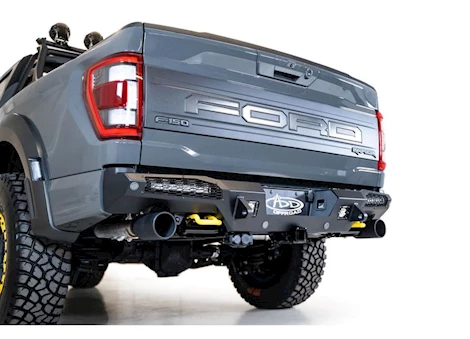 Addictive Desert 21-C FORD RAPTOR HONEYBADGER REAR BUMPER HAMMER BLACK POWDERCOAT FINSH