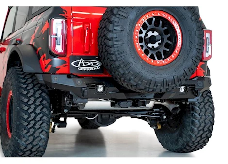 Addictive Desert 21-c ford bronco bomber rear bumper black powdercoat finish Main Image