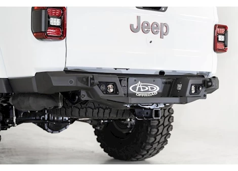 Addictive Desert 20-C GLADIATOR JT STEALTH FIGHTER REAR BUMPER, W/ OR W/O SENSORS