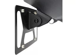 Addictive Desert Clevis mounted license plate bracket mounts to d-ring mount with 1in hole black