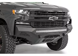 Addictive Desert 19-c silverado 1500 stealth fighter front bumper hammer black