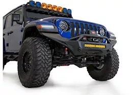 Addictive Desert 18-c wrangler stealth fighter front bumper full length universal 20in mounts black