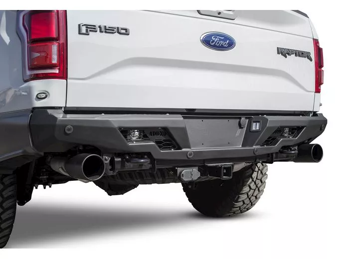 Addictive Desert Designs Stealth Fighter Rear Bumper with Backup Sensor Cutout