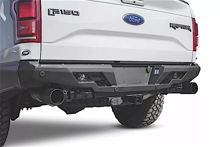 Addictive Desert Designs Stealth Fighter Rear Bumper with Backup Sensor Cutout