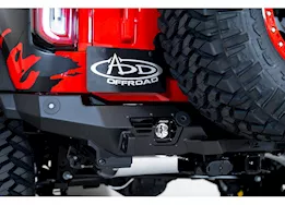 Addictive Desert 21-c ford bronco bomber rear bumper black powdercoat finish