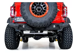 Addictive Desert 21-c ford bronco bomber rear bumper black powdercoat finish