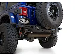 Addictive Desert 18-c wrangler stealth fighter rear bumper w/d ring mounts & mounts for 2 cube lights black