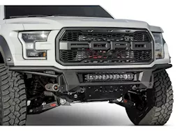 Addictive Desert 17-20 f150 raptor add pro bolt-on front bumper w/6 dually mounts/20" universal mount-hammer black