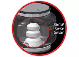 Air Lift Company 99-04 f250/350; 00-05 excursion loadlifter 5000 ultimate air spring kit w/internal jounce bumper