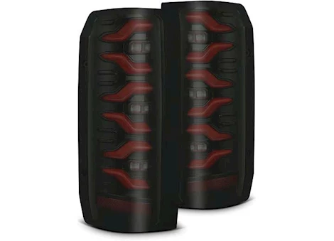 AlphaRex USA 99-06 SILVERADO/SIERRA 1500/2500/3500HD LUXX LED TAIL LIGHTS ALPHA-BLACK