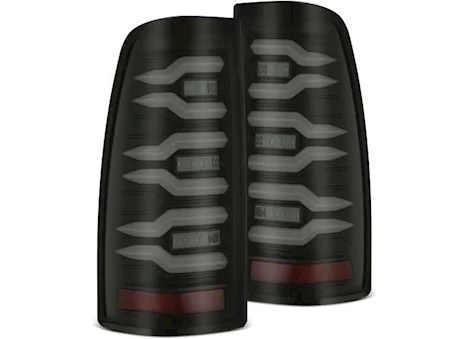 AlphaRex USA 99-06 SILVERADO/SIERRA 1500/2500/3500HD LUXX LED TAIL LIGHTS BLACK