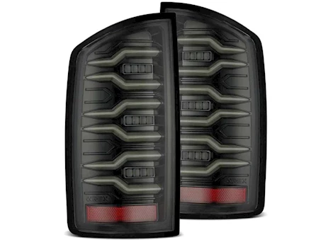AlphaRex USA 07-08 RAM 1500/07-09 2500/3500 LUXX-SERIES LED TAIL LIGHTS ALPHA-BLACK