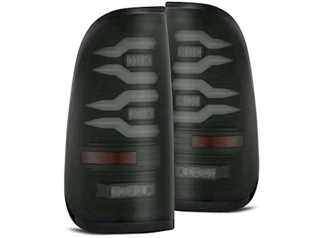AlphaRex USA 97-03 F150/99-16 F250/350 LUXX LED TAIL LIGHTS BLACK