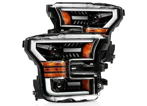 AlphaRex USA 15-17 F150/17-20 F150 RAPTOR PRO-SERIES PROJECTOR HEADLIGHTS BLACK