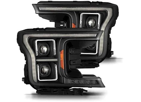 AlphaRex USA 18-20 F150 PRO-SERIES PROJECTOR HEADLIGHTS CHROME