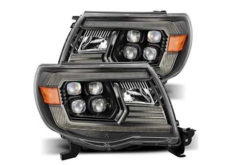 AlphaRex USA 05-11 TACOMA NOVA-SERIES LED PROJECTOR HEADLIGHTS PLANK STYLE BLK LENS W/ACTIVATION LIGHT & DRL