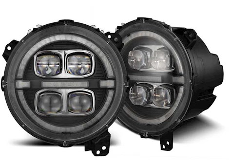 AlphaRex USA 18-23 wrangler jl/gladiator jt nova led proj hdlghts black pair Main Image