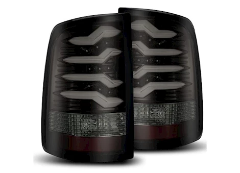 AlphaRex USA 09-18 RAM 1500(19-20 CLASSIC)/10-19 RAM 2500/3500 PRO-SERIES LED TAIL LIGHTS JET BLACK