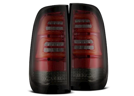 AlphaRex USA 97-04 F150 NO SUPERCREW PRO-SERIES LED TAIL LIGHTS RED SMOKE