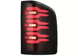 AlphaRex USA 07-13 silverado 1500/07-14 2500/3500hd luxx led tail lights black/red