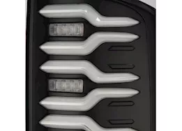 AlphaRex USA 14-18 sierra 1500/2500/3500hd luxx led tail lights alpha-black w/activation light & seq signal