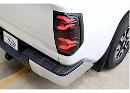 AlphaRex USA 14-21 tundra luxx-series led tail lights black w/activation light & seq signal amber