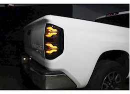 AlphaRex USA 14-21 tundra luxx-series led tail lights black w/activation light & seq signal amber