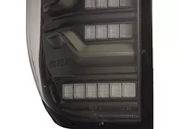 AlphaRex USA 14-21 tundra luxx-series led tail lights black w/activation light & seq signal amber