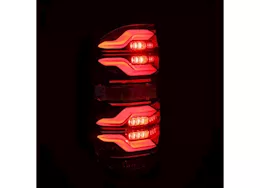 AlphaRex USA 14-21 tundra luxx-series led tail lights black w/activation light & seq signal amber