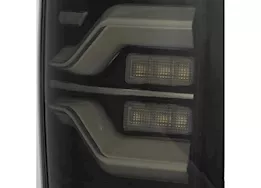 AlphaRex USA 05-15 tacoma luxx-series led tail lights black w/activation light & seq signal amber