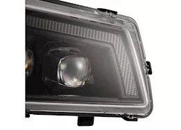 AlphaRex USA 03-06 silverado 1500/2500/3500 avalanche nova led projector headlights/alpha-black