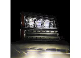 AlphaRex USA 03-06 silverado 1500/2500/3500 avalanche nova led projector headlights/chrome