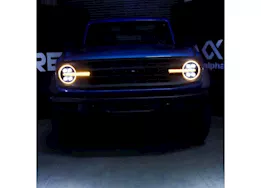 AlphaRex USA 21-23 bronco nova led projector headlights/alpha-black