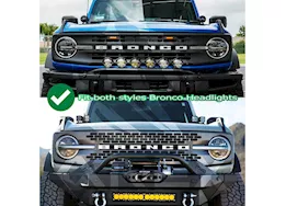 AlphaRex USA 21-23 bronco nova led projector headlights/alpha-black