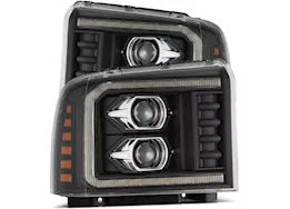 AlphaRex USA 05-07 f250/f350/f450/f550 super duty luxx-series projector headlights black