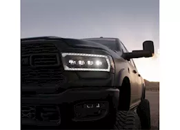 AlphaRex USA 19-22 ram 2500 nova-series led proj hls plank style alpha blk w/activation light/