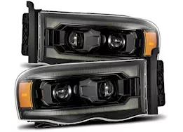 AlphaRex USA 02-05 ram 1500/2500/3500 luxx-series led projector headlights alpha-black