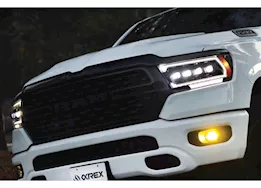 AlphaRex USA 19-23 ram 1500 (mk ii 2500 style) nova series led projector headlights alpha black