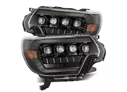 AlphaRex USA 12-15 tacoma nova-series led proj hl plank style alpha blk w/activation light/sequential signal&drl