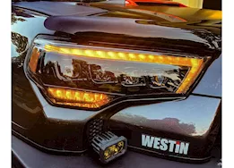 AlphaRex USA 14-22 4runner nova led proj headlights alpha- black w/activation light & seq signal/switchback drl